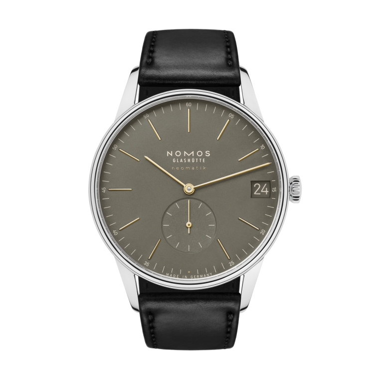 Nomos Glashütte 364 : Orion Neomatik 41 Date Olive Gold
