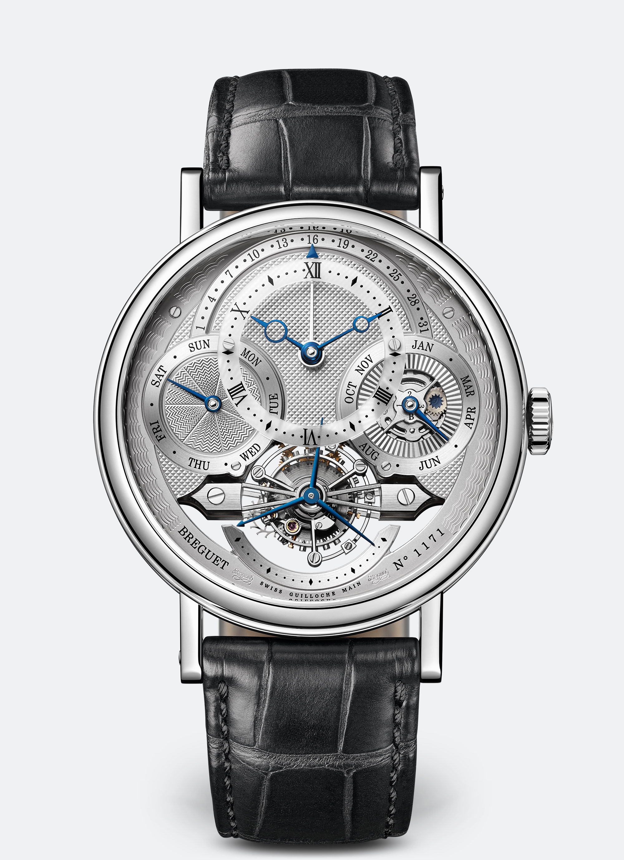 Breguet 3797PT/1E/9WU : Tourbillon Perpetual Calendar  3797 Platinum / Silver