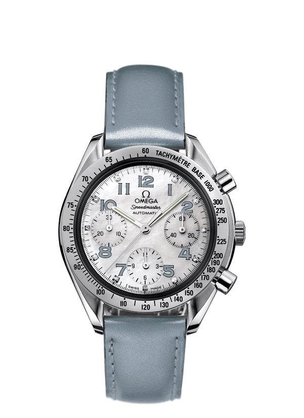 Omega 3802.77.55 : Speedmaster Reduced Ladies Stainless Steel / MOP / Grey