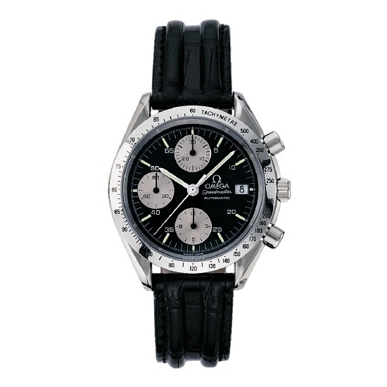 Omega 3811.50.01 : Speedmaster Date 39 Stainless Steel / Black - Silver