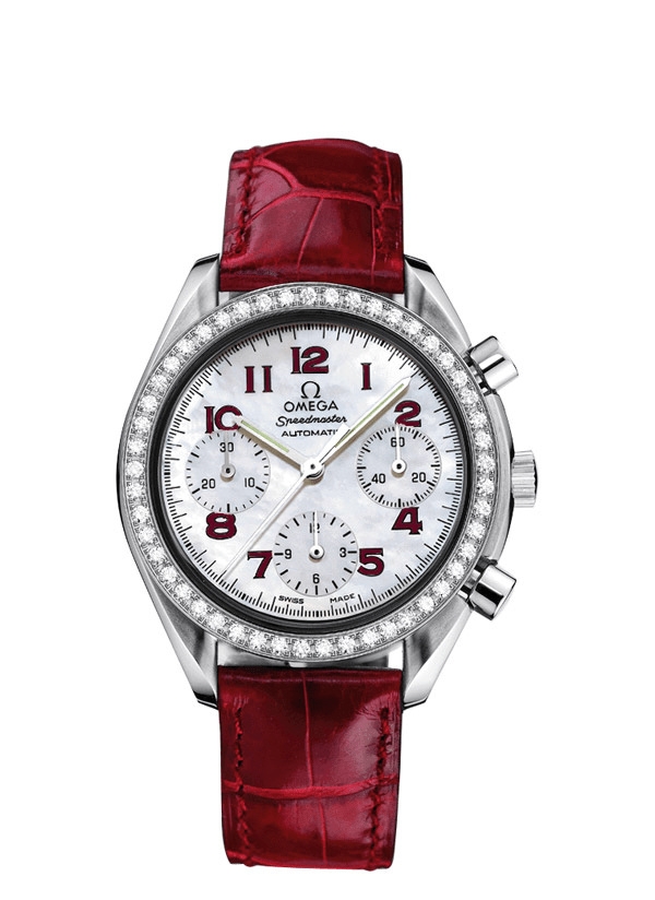 Omega 3815.79.40 : Speedmaster Reduced Ladies Stainless Steel / Diamond / MOP