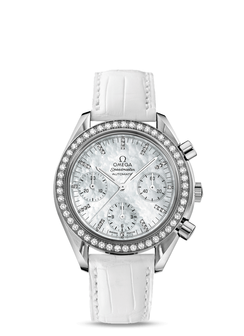 Omega 3835.77.36 : Speedmaster Reduced Ladies Stainless Steel / Diamond / MOP