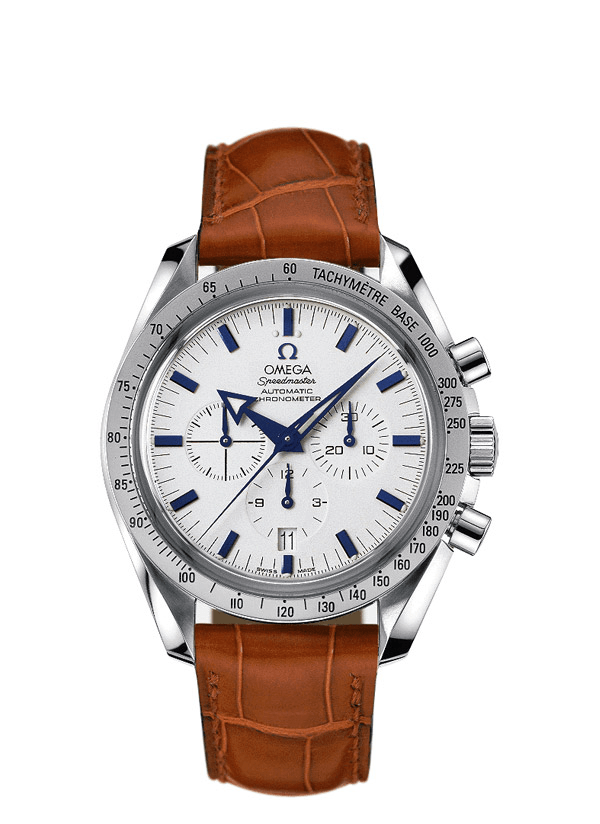 Omega 3851.20.12 : Speedmaster Broad Arrow Stainless Steel / White