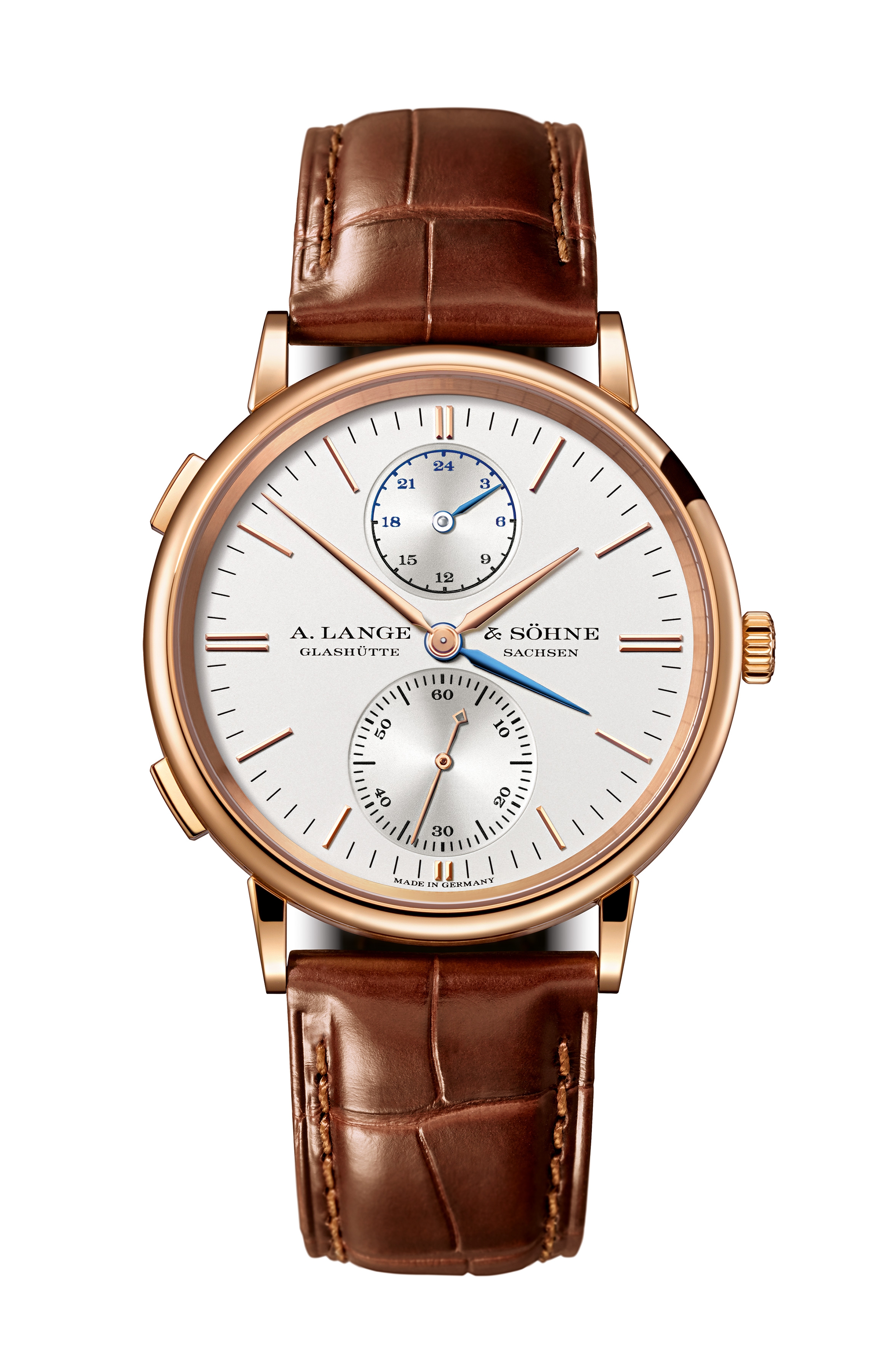 A. Lange & Söhne 386.032 : Saxonia Dual Time Pink Gold