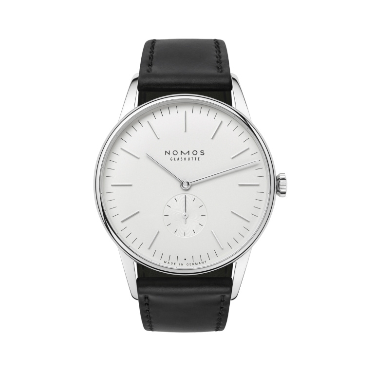 Nomos Glashütte 386 : Orion 38 White / Open Case Back
