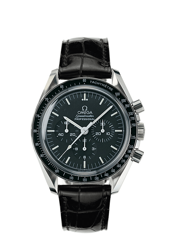 Omega 3872.50.31 : Speedmaster Professional Moonwatch Plexi / See-Through / Leather