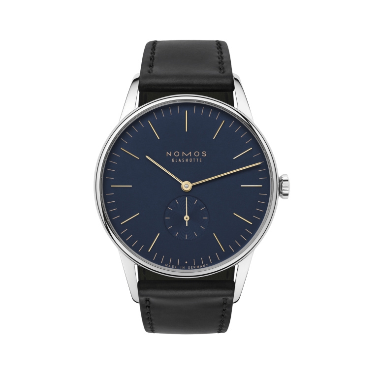 Nomos Glashütte 389 : Orion 38 Midnight Blue / Open Case Back