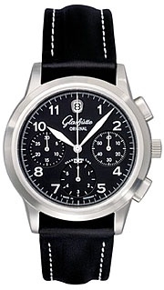 Glashütte Original 39-32-13-17-04 : Senator Chronograph Date Stainless Steel / Black