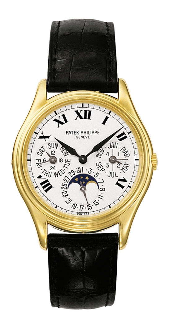 Patek Philippe 3940J-025 : Perpetual Calendar 3940 Yellow Gold / Painted Roman