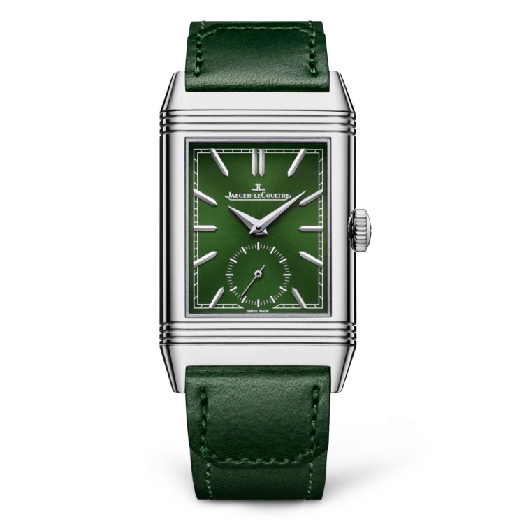 Jaeger-LeCoultre 3978430 : Reverso Tribute Monoface Stainless Steel / Green