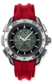 Omega 3990.50.43 : Speedmaster X-33 Titanium / Red Kevlar - Folding Clasp