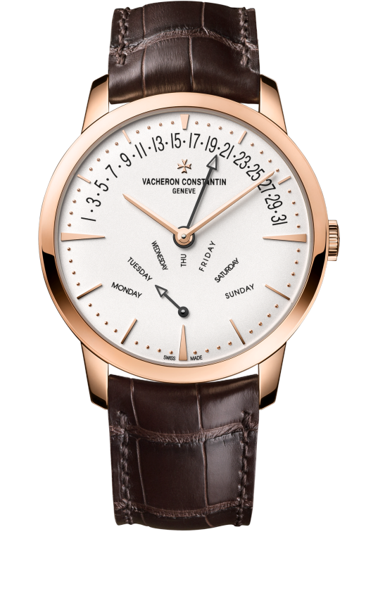 Vacheron Constantin 4000U/000R-B110 : Patrimony Retrograde Day-Date Pink Gold / Silver
