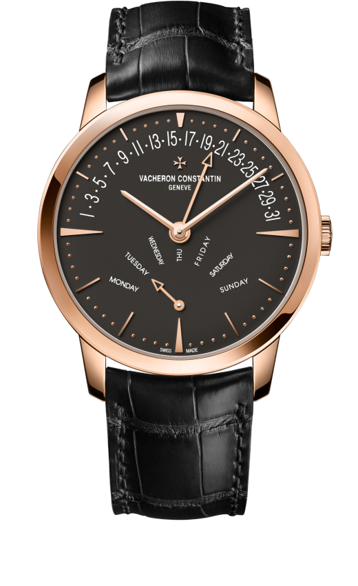 Vacheron Constantin 4000U/000R-B111 : Patrimony Retrograde Day-Date Pink Gold / Anthracite