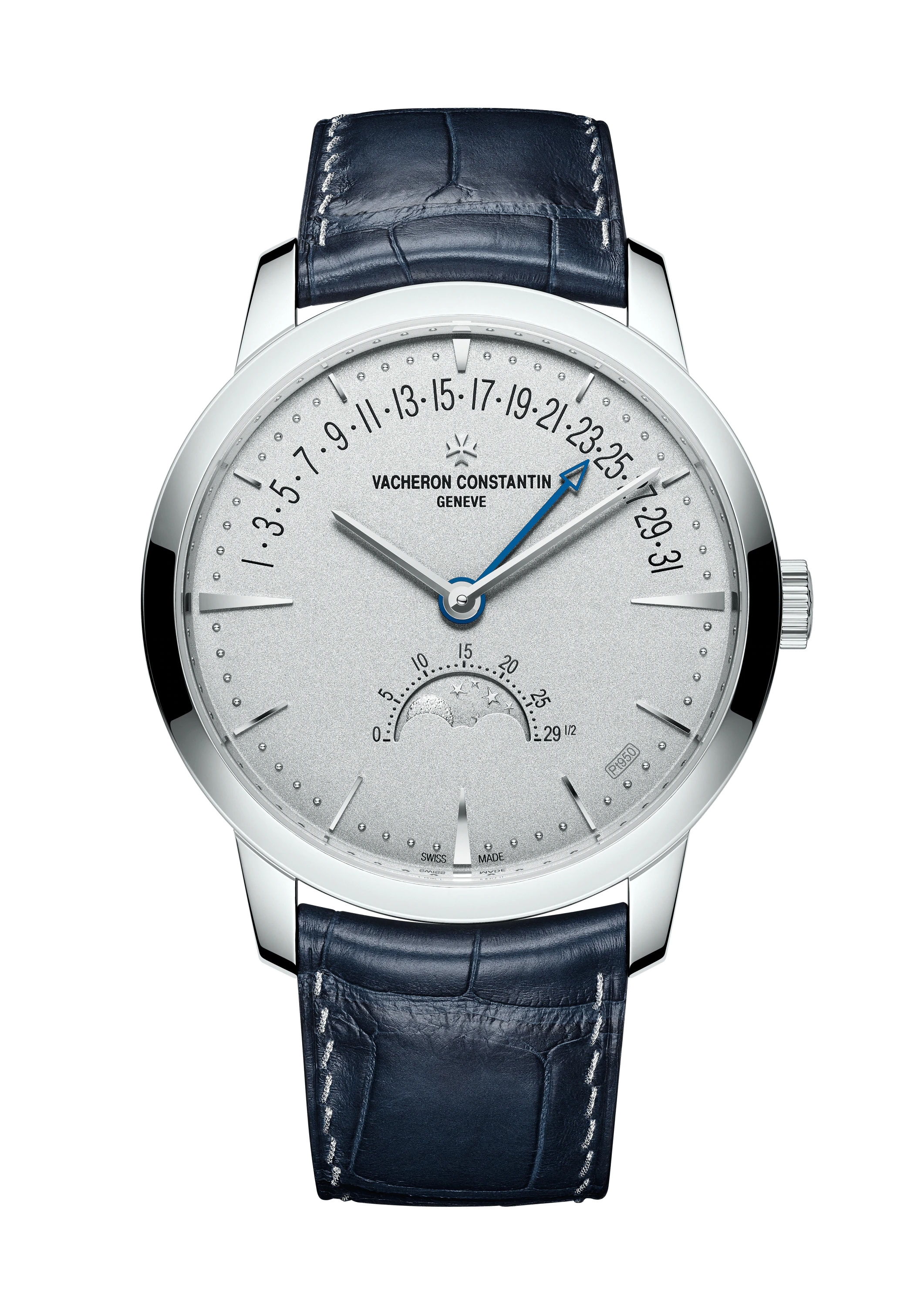 Vacheron Constantin 4010U/000P-B545 : Patrimony Moon Phase and Retrograde Date Excellence Platine