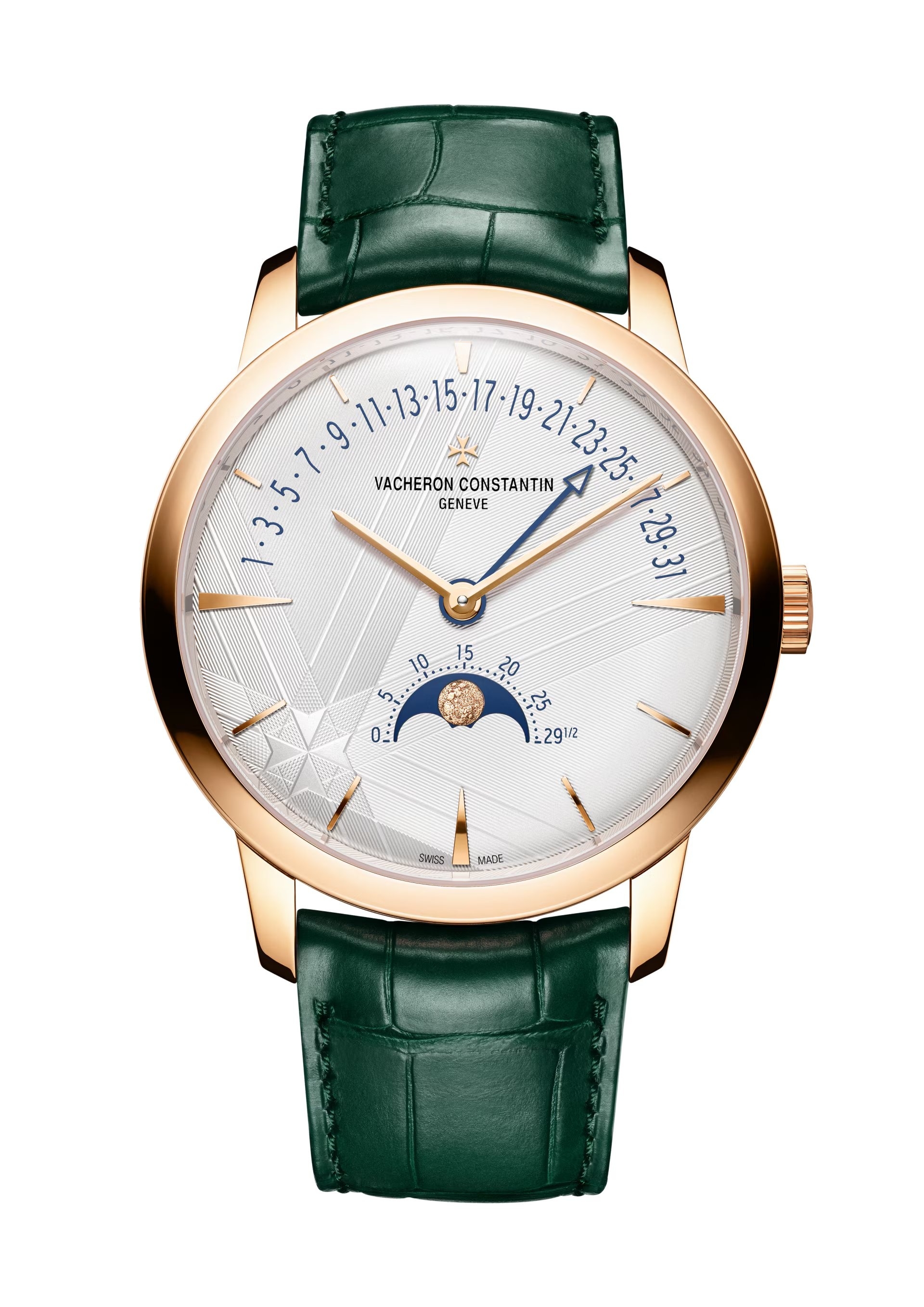 Vacheron Constantin 4010U/000R-H117 : Patrimony Moon Phase and Retrograde Date Pink Gold / 270th Anniversary