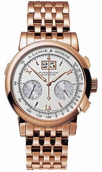 A. Lange & Söhne 403.432 : Datograph Rose Gold / Silver / Bracelet