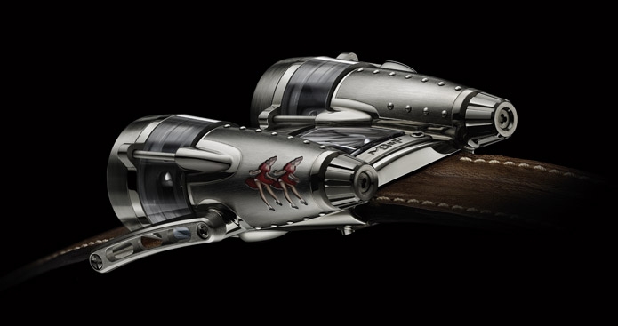 MB&F 41.TSL.BDT : Horological Machine N°4 HM4 Double Trouble