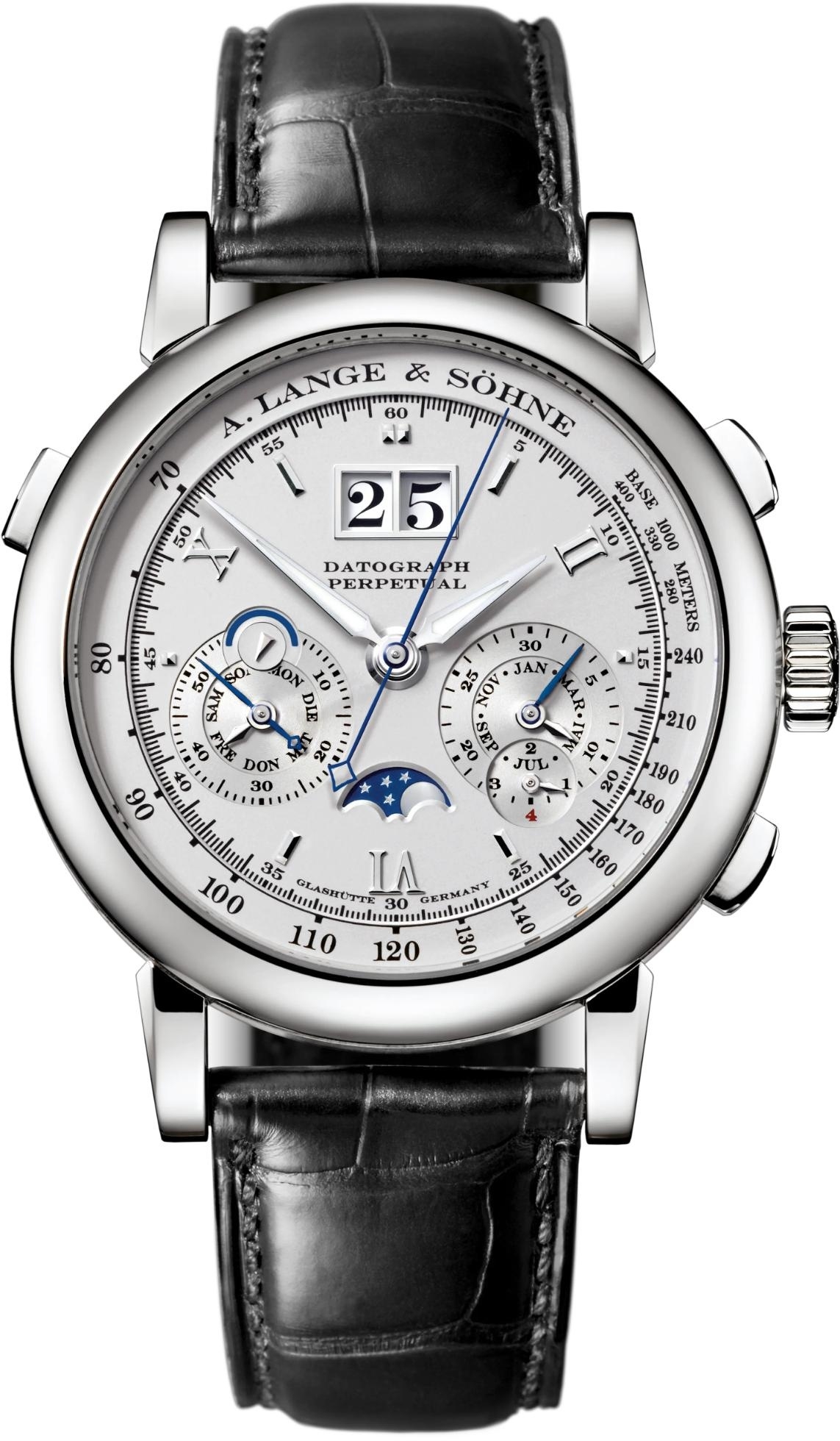A. Lange & Söhne 410.025 : Datograph Perpetual Platinum / Silver