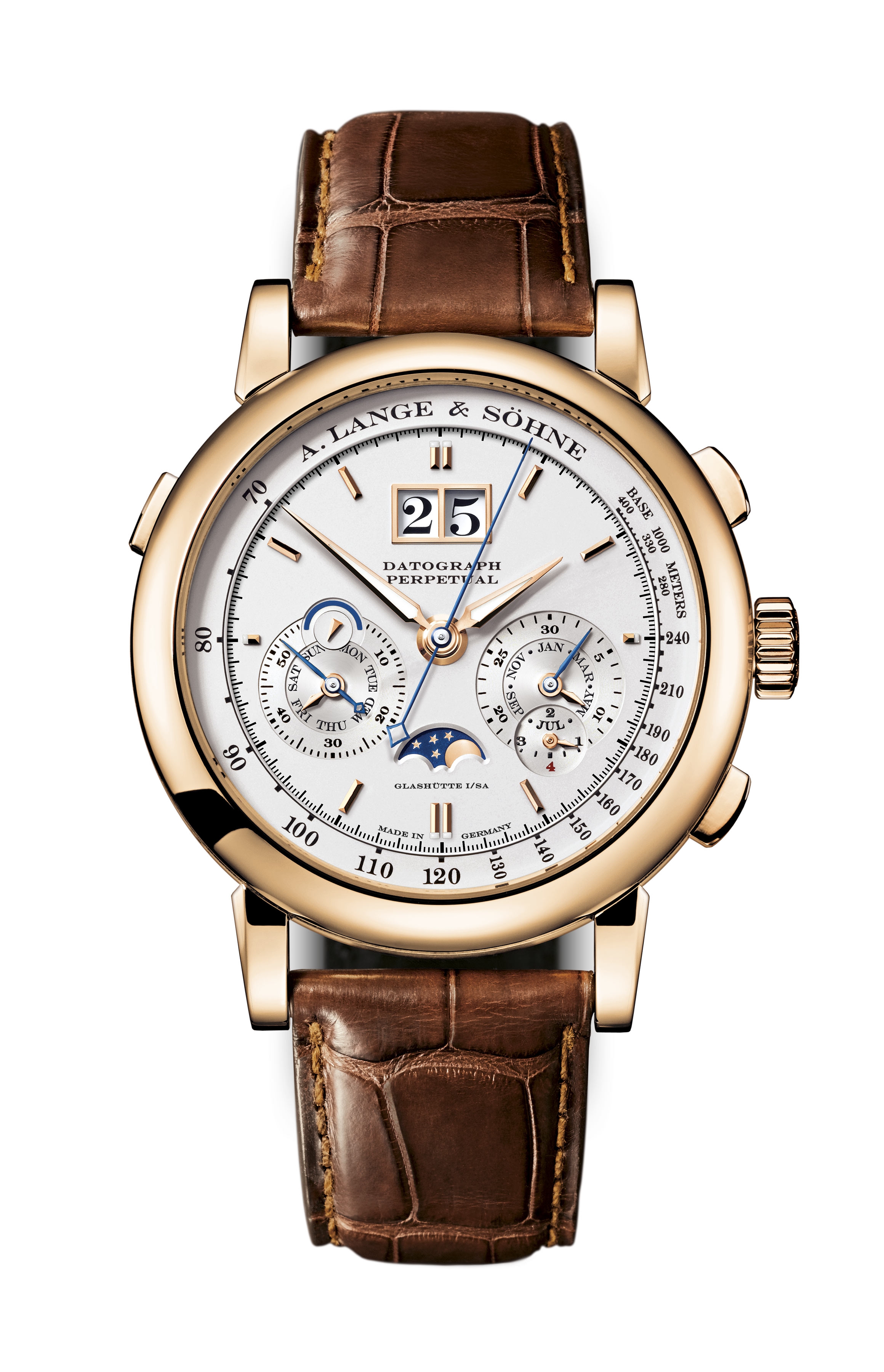 A. Lange & Söhne 410.032 : Datograph Perpetual Rose Gold / Silver
