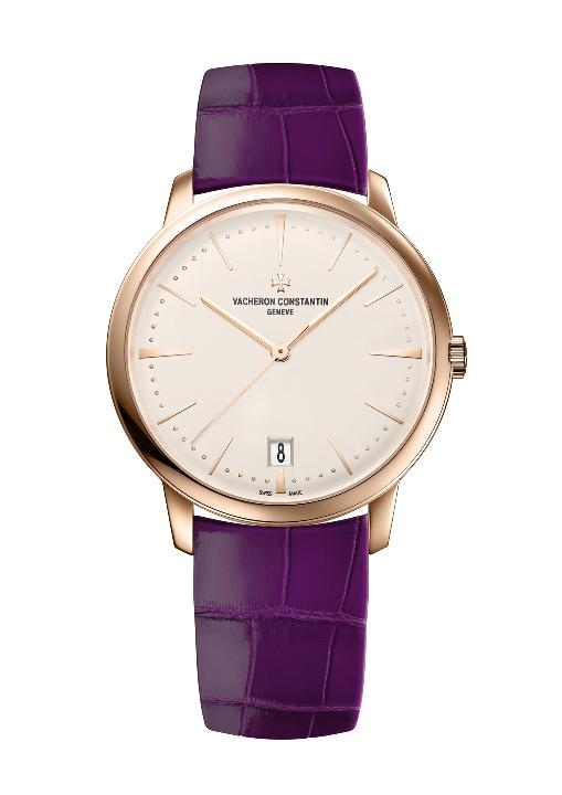 Vacheron Constantin 4100U/001R-B180 : Patrimony 36mm Self-Winding Pink Gold / Silver