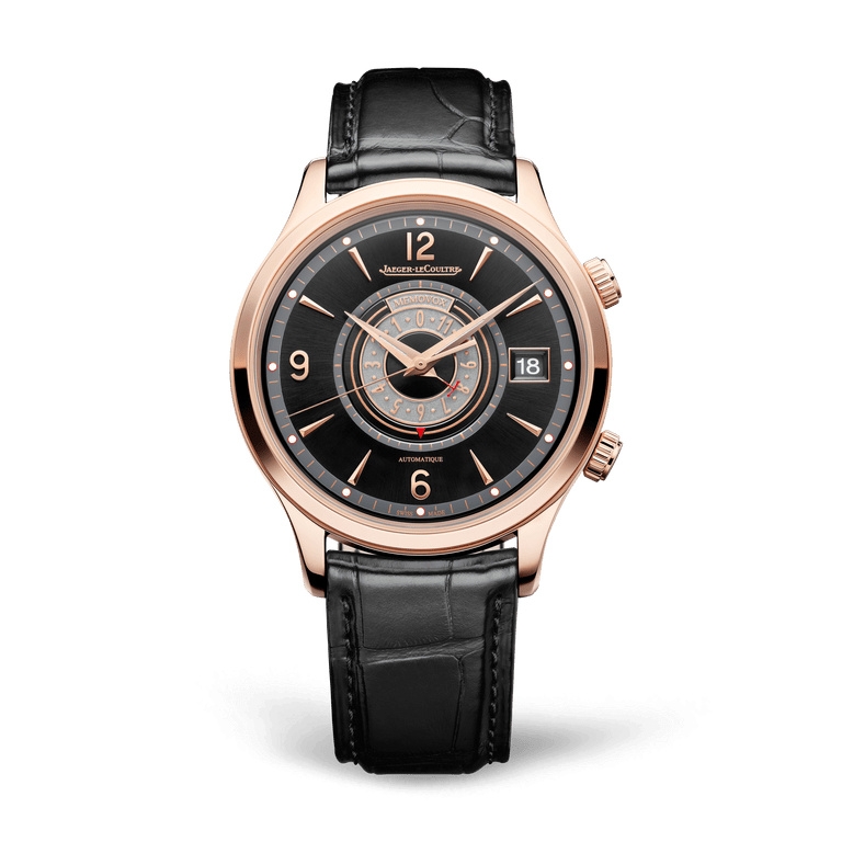 Jaeger-LeCoultre 410257J : Master Control Memovox Timer Pink Gold / Black