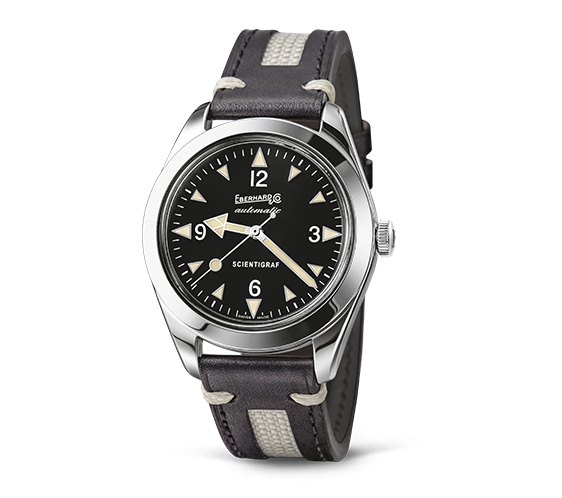 Eberhard 41043-01 : Scientigraf Stainless Steel / Black