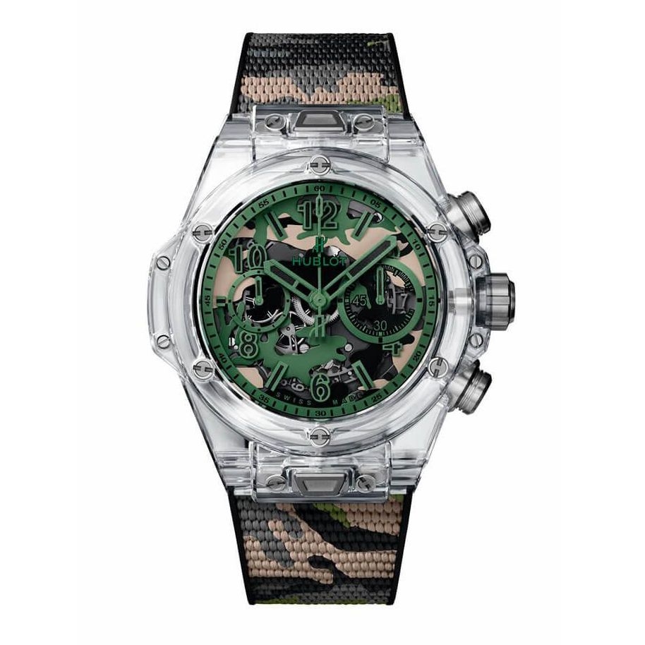 Hublot 411.JX.0190.RX.CAM19 : Big Bang Unico 45 Sapphire Camouflage Japan