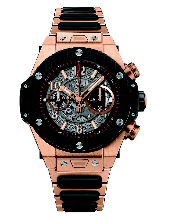 Hublot 411.OM.1180.OM : Big Bang Unico 45 King Gold / Ceramic / Bracelet