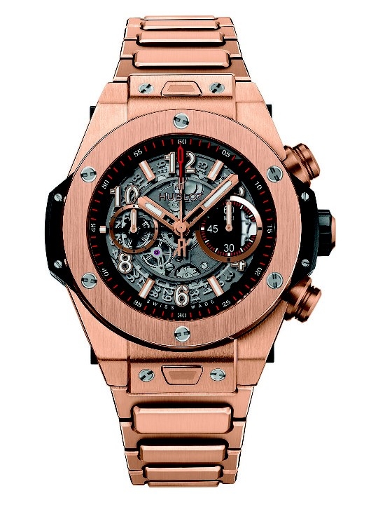 Hublot 411.OX.1180.OX : Big Bang Unico 45 King Gold / Bracelet