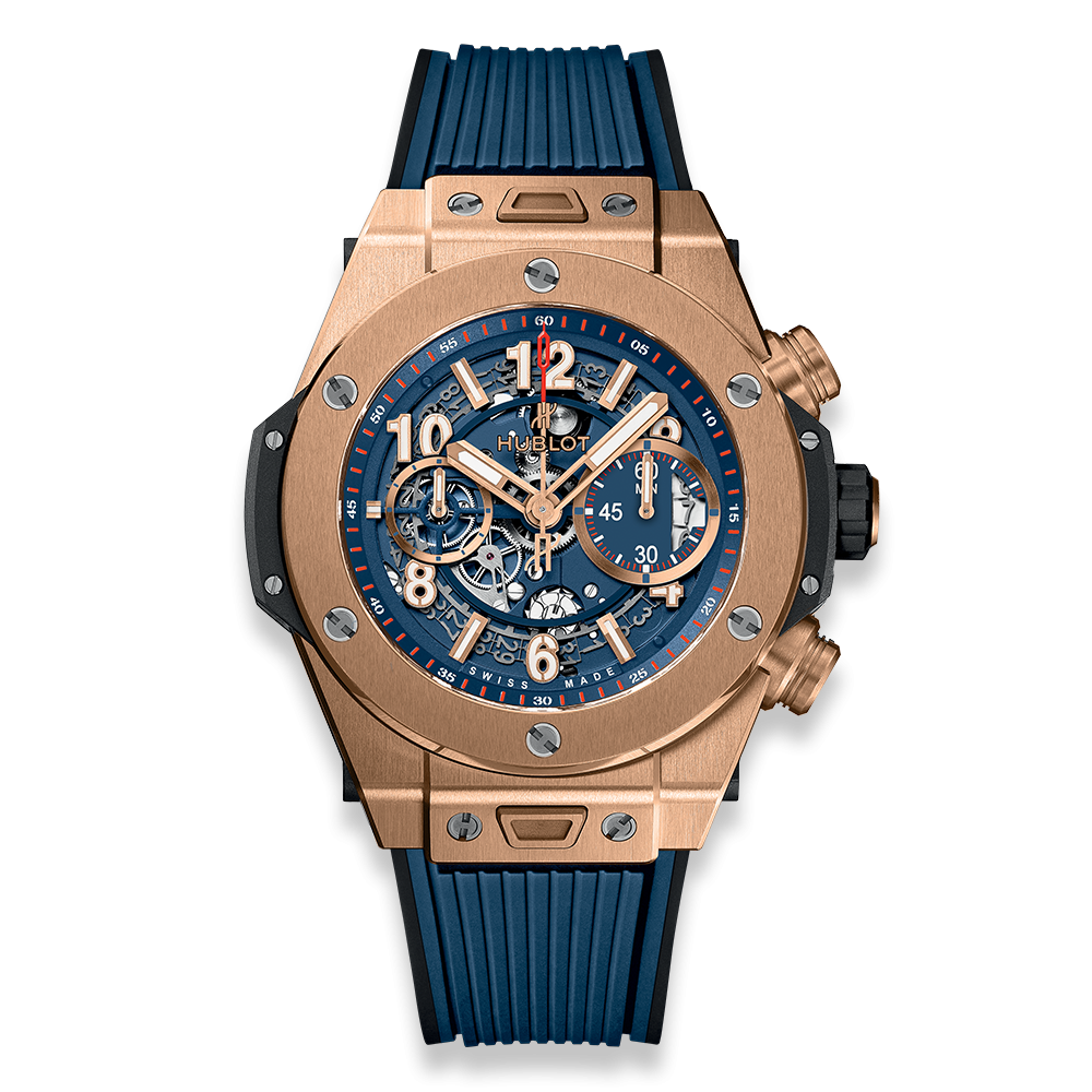 Hublot 411.OX.5189.RX : Big Bang Unico 45 King Gold / Blue