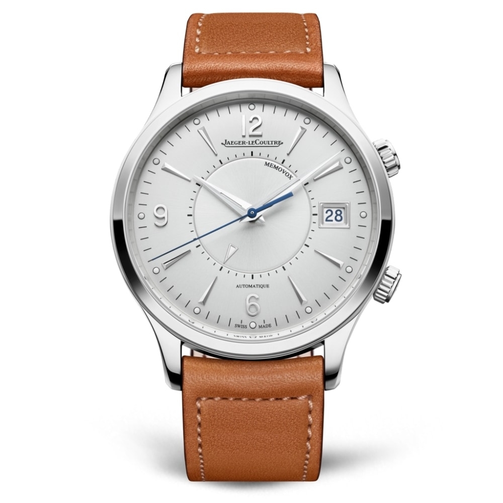 Jaeger-LeCoultre 4118420 : Master Control Memovox Stainless Steel / Silver / Calf