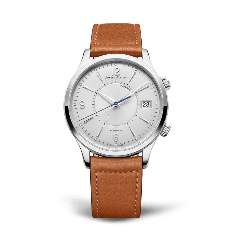 Jaeger-LeCoultre 411842J : Master Control Memovox Stainless Steel / Silver / Calf