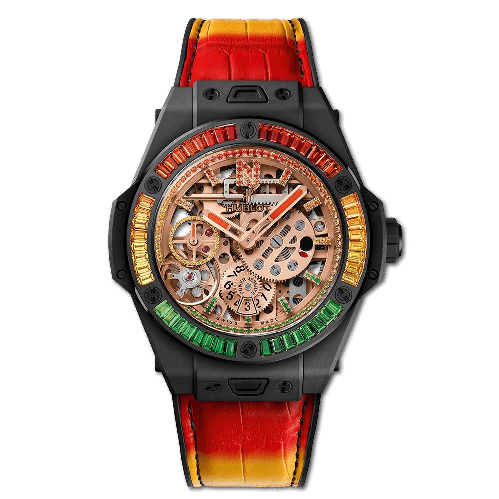 Hublot 414.CI.4010.LR.4096.NJA19 : Big Bang Meca-10 Nicky Jam Ceramic X Setting