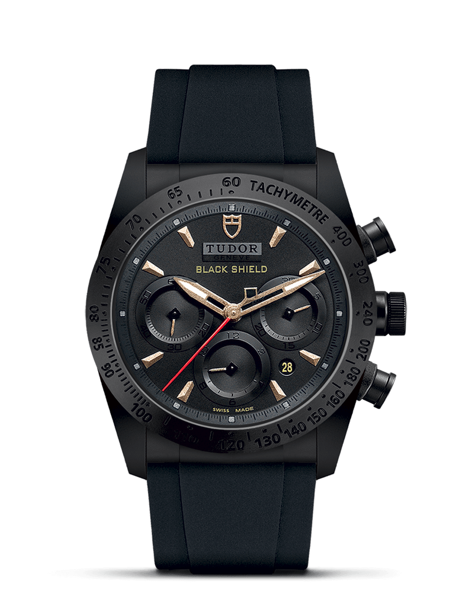 Tudor 42000CN-0005 : Fastrider Black Shield Ceramic / Black-Sand / Rubber