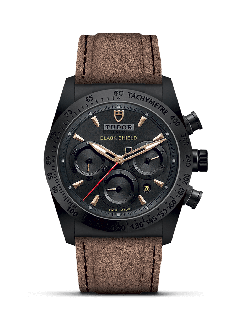 Tudor 42000CN-0016 : Fastrider Black Shield Ceramic / Black-Sand / Alcantara