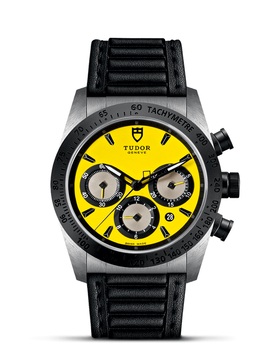 Tudor 42010N-0002 : Fastrider Chrono Yellow / Leather