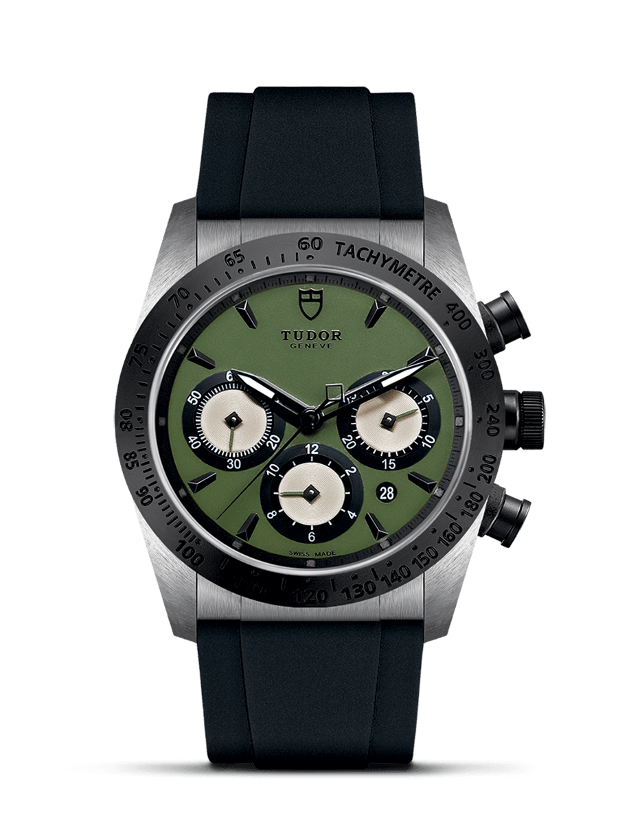 Tudor 42010N-0008 : Fastrider Chrono Green / Rubber