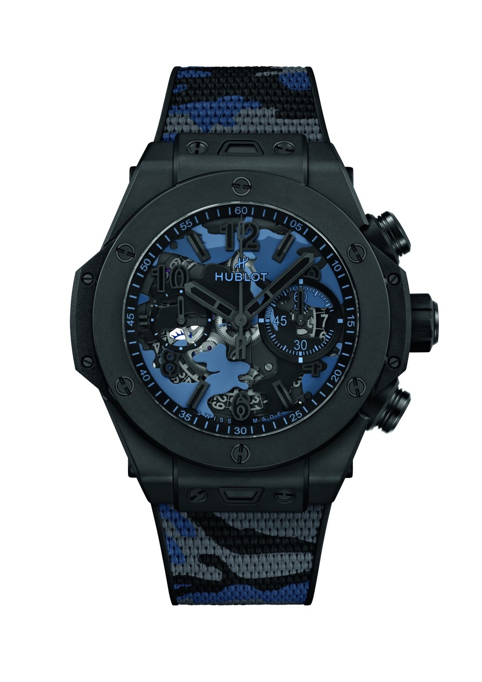 Hublot 421.CI.0190.RX.JCAM : Big Bang Unico All Black Blue Camo