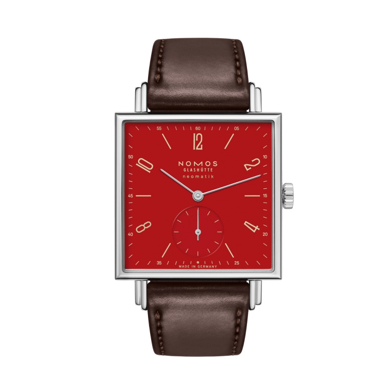 Nomos Glashütte 421.S2 : Tetra Neomatik 39 175 Years Watchmaking Glashütte Red