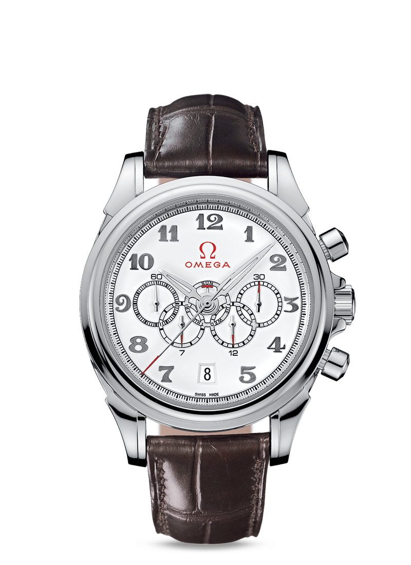 Omega 422.13.41.52.04.001 : De Ville Co-Axial 41 Chronograph Stainless Steel / White / Olympic Timeless