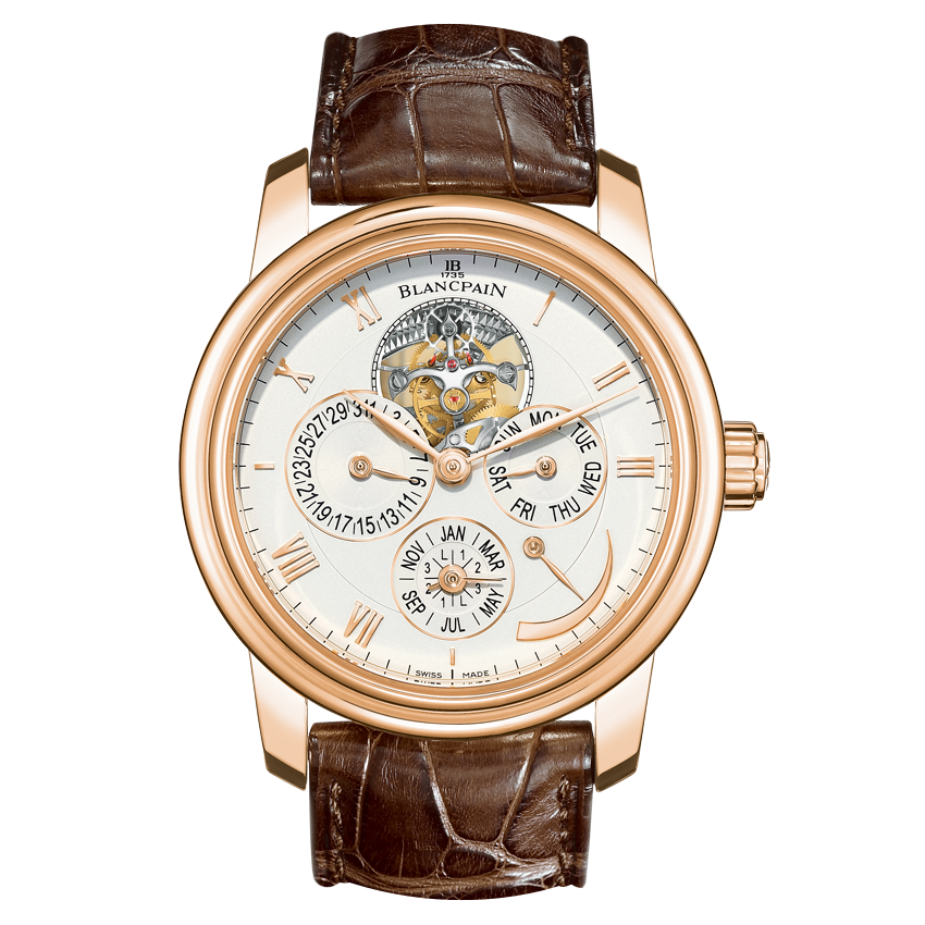 Blancpain 4225-3642-55B : Le Brassus Tourbillon Quantième Perpetuél 8 Jours Red Gold