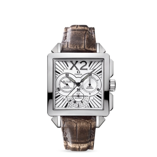 Omega 423.13.37.50.02.001 : De Ville X2 Co-Axial 37 Chronograph Stainless Steel / Silver