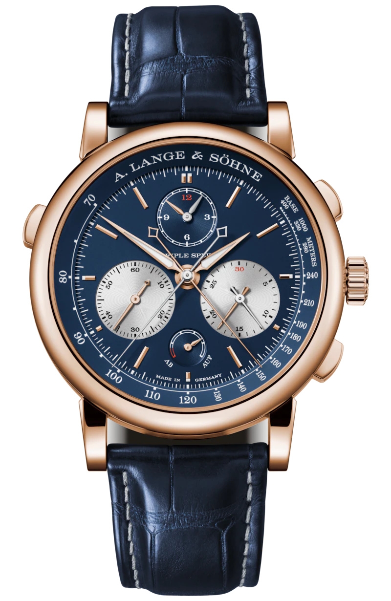 A. Lange & Söhne 424.037 : Triple Split Pink Gold / Blue
