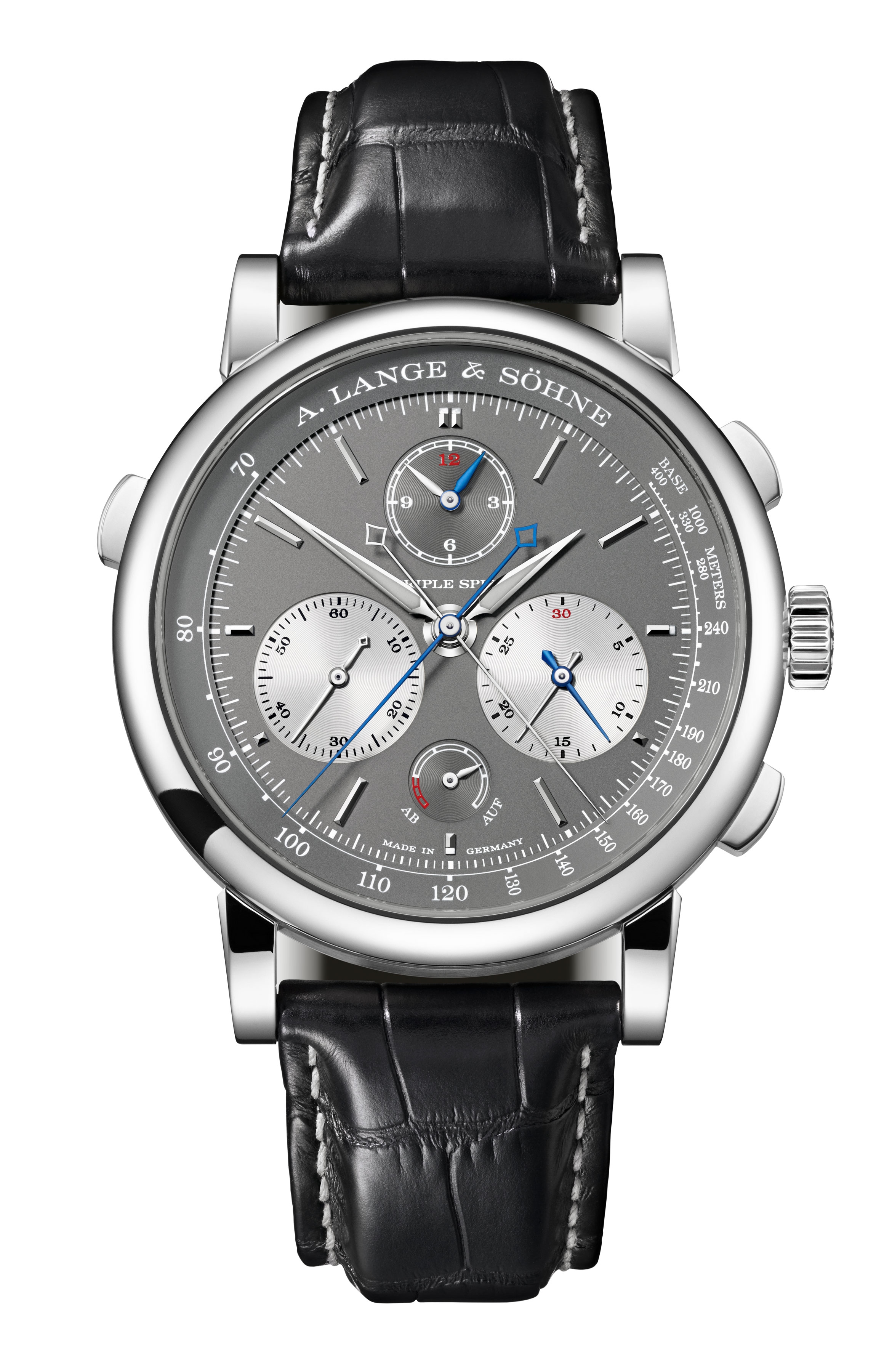 A. Lange & Söhne 424.038 : Triple Split White Gold / Grey