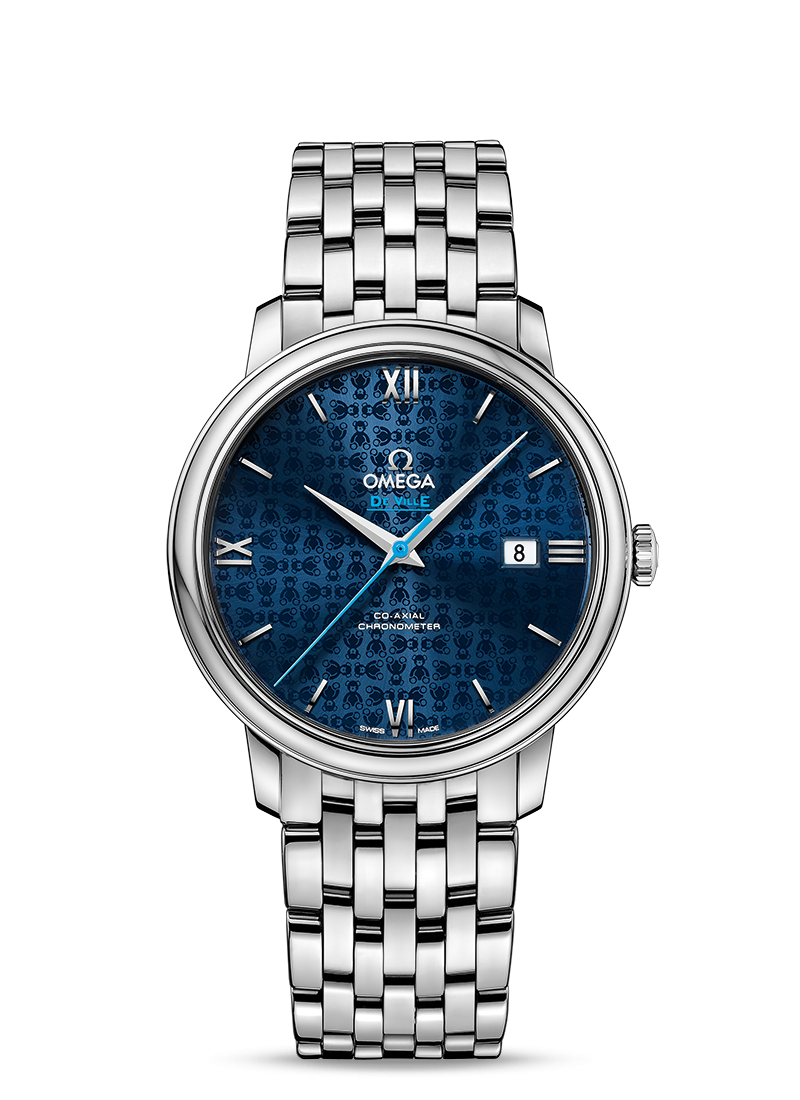 Omega 424.10.40.20.03.003 : De Ville Prestige Co-Axial 39.5 Stainless Steel / Orbis / Bracelet