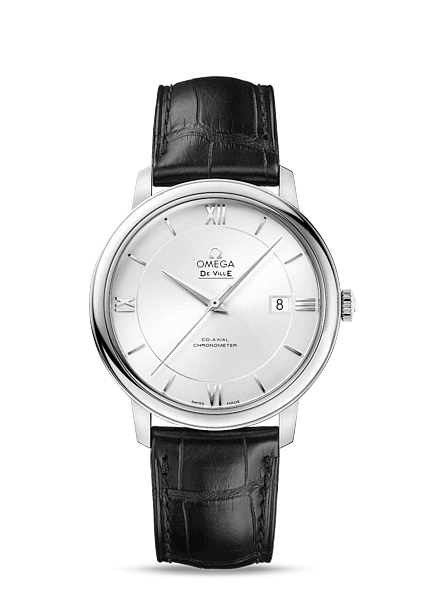 Omega 424.13.40.20.02.001 : De Ville Prestige Co-Axial 39.5 Stainless Steel / Silver