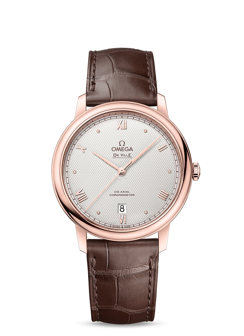 Omega 424.53.40.20.99.001 : De Ville Prestige Co-Axial 39.5 Sedna Gold / 25th Anniversary