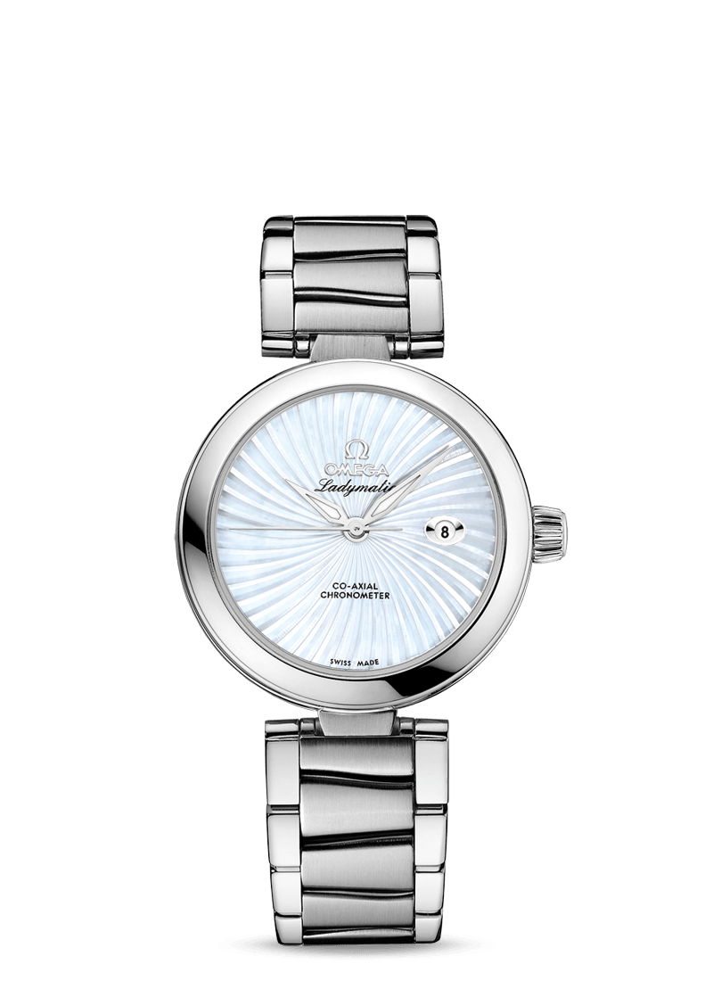 Omega 425.30.34.20.05.001 : LadyMatic Co-Axial 34 Stainless Steel / MOP / Bracelet
