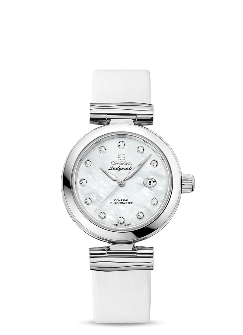 Omega 425.32.34.20.55.002 : LadyMatic Co-Axial 34 Stainless Steel / MOP