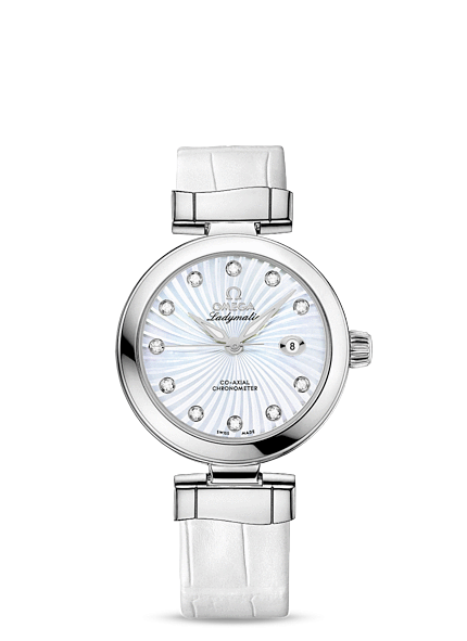 Omega 425.33.34.20.55.001 : LadyMatic Co-Axial 34 Stainless Steel / MOP